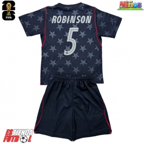 Estados Unidos Antonee Robinson #5 Segunda Equipación Niños Mundial 2026 Manga Corta (+ Pantalones cortos)